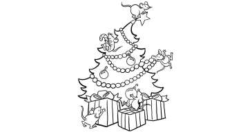 Desenhos para Colorir do Natal para crianças