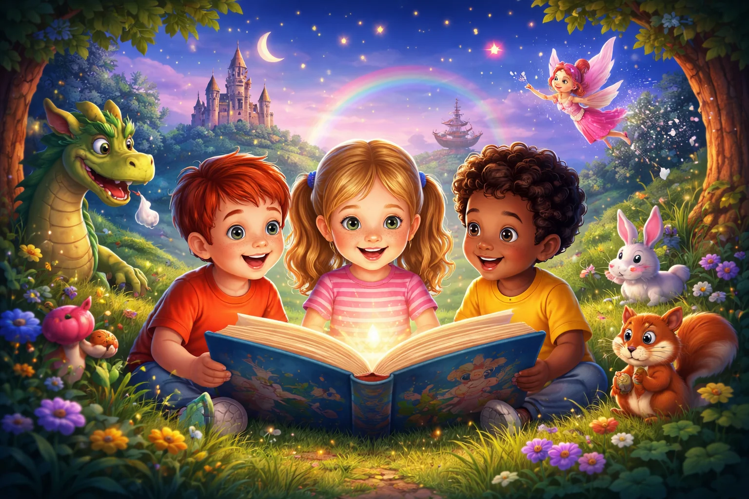 Histórias pequenas para crianças: 4 contos encantadores e educativos