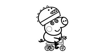 Desenhos da Peppa para Pintar