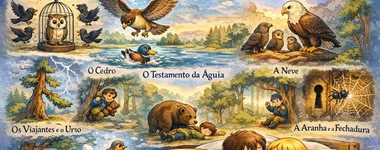 7 fábulas pequenas para seu filho dormir