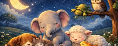 Histórias para Dormir com Animais: 6 Contos Calmos e Encantadores para Crianças